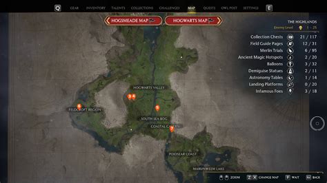 Hogwarts Legacy: All Infamous Foe Locations